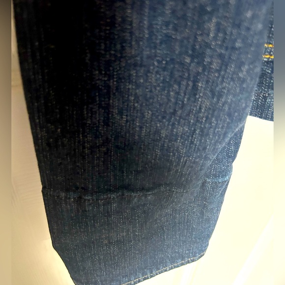 Yuka Jeans Dark Denim Jean Jacket with Silver Embellishment - Picture 11 of 14